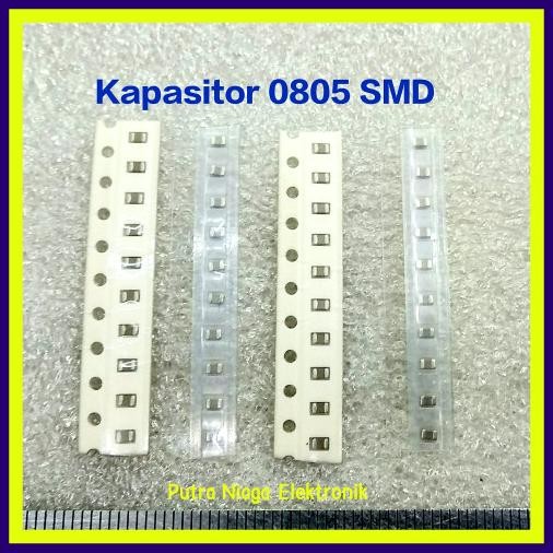 Terbaru (10) Kapasitor SMD 0805 C 200pf 220pf 270pf 390pf 470pf 560pf 820pf 1N 1N2 putr4n Berkualita