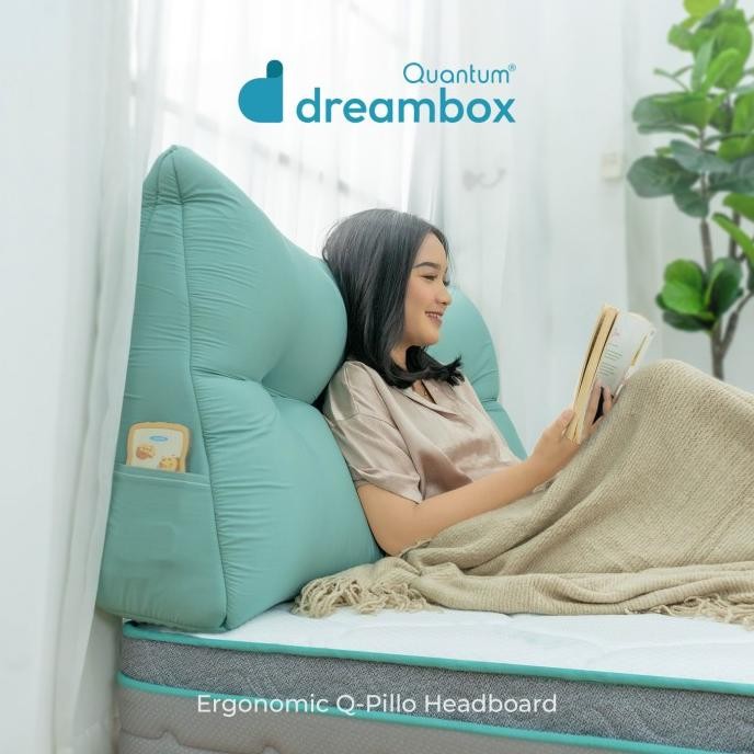 Quantum Dreambox Headboard Q-Pilo Sandaran Bantal Kepala Kasur