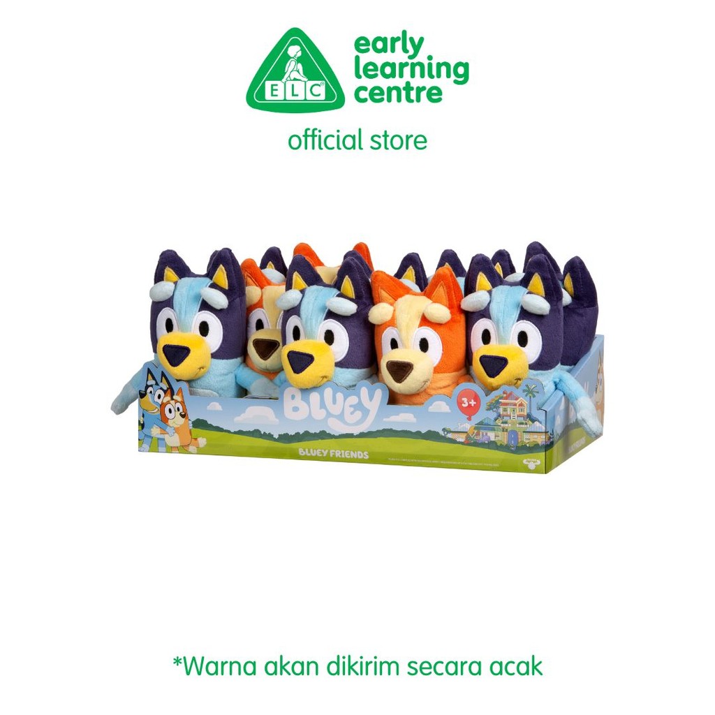 Bluey Mini Plush Bag Charm (Assorted) - Mainan Gantungan Kunci Tas Boneka Karakter Anak