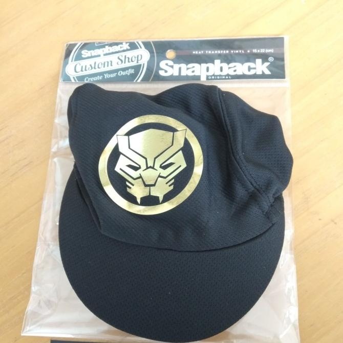 TOPI SNAPBACK Snapback Cycling Caps Black Panther Wakanda Topi sepeda