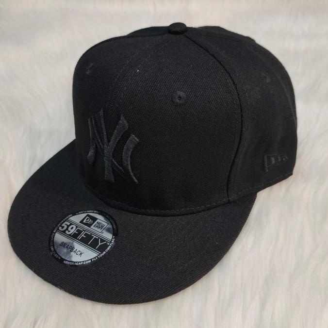 TOPI SNAPBACK Y-064 Topi Snapback NY Newera Fullblack