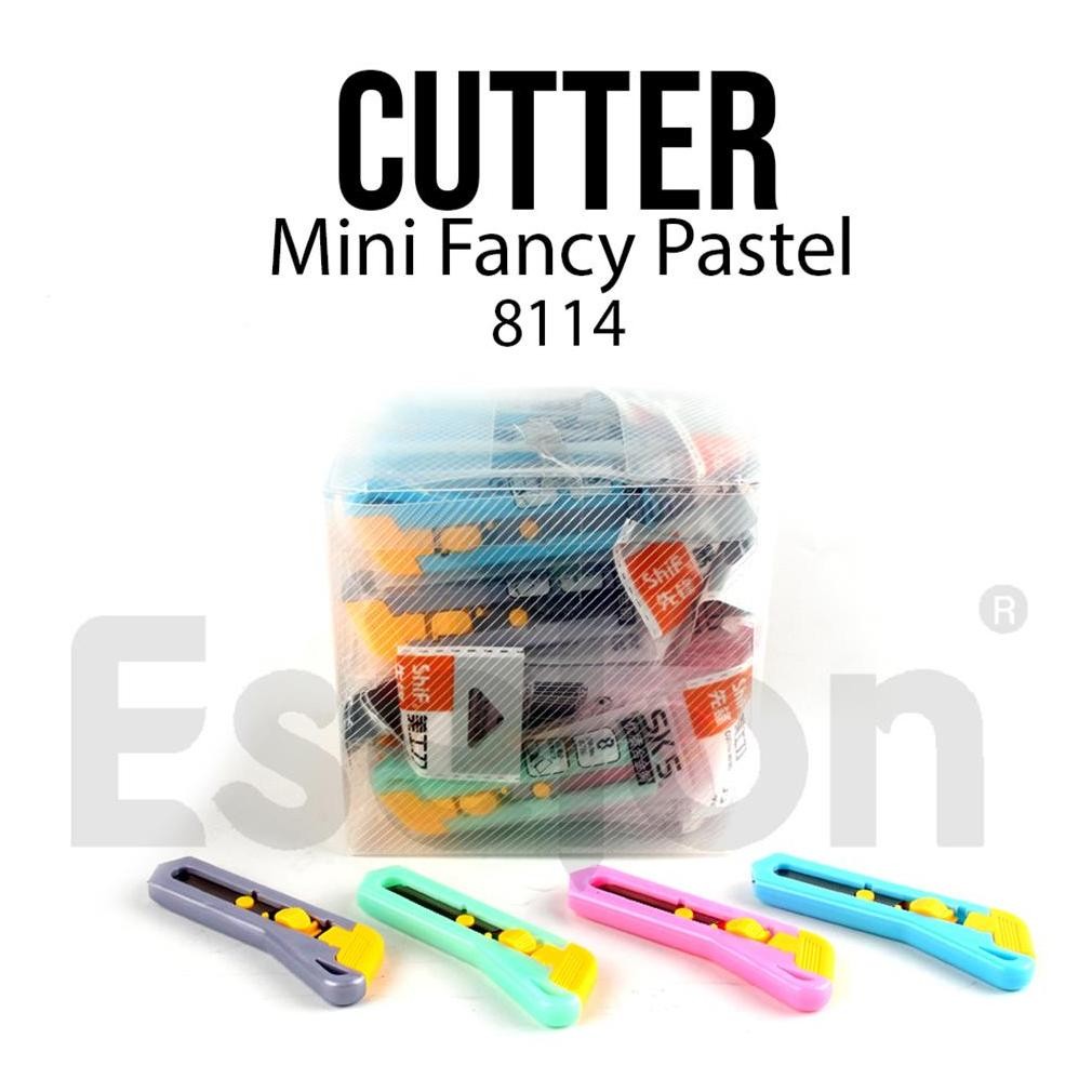 

1buah Cutter Mini Pastel 8114 / Silet Mini Portable Fancy 8114