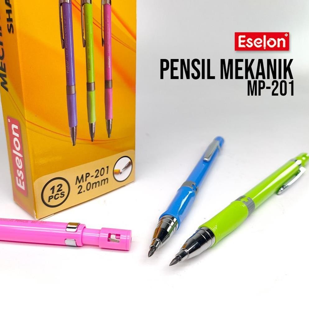 

Pensil Mekanik Eselon - 2.0mm / Mechanical Pencil / Pensil Mekanik Eselon MP201