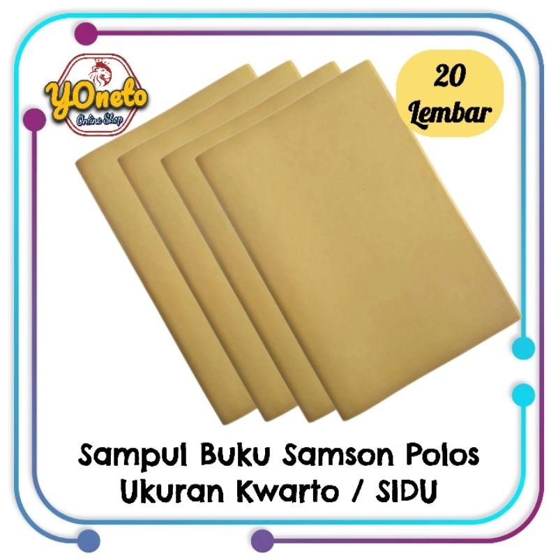 

Sampul Buku Kwarto Polos (20 Lembar)