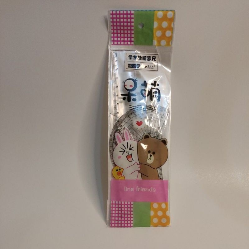 

garisan pengaris ruller plastik 1 set ukuran 20 cm