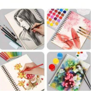 

WATERCOLOUR A6 A5 B5 / Buku Gambar tebal Sketchbook / Watercolor Sketchbook Drawing book