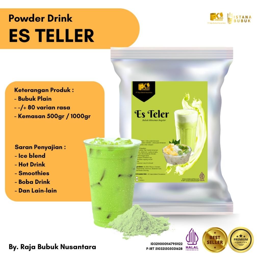 

Bubuk Minuman Es Teller Bubuk minuman rasa Es Teler Serbuk Minuman rasa Es Teler