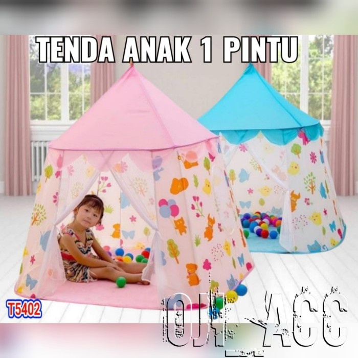 TERBARU TENDA CAMPING BERMAIN ANAK 2 PINTU PRINCESS CASTLE T5402