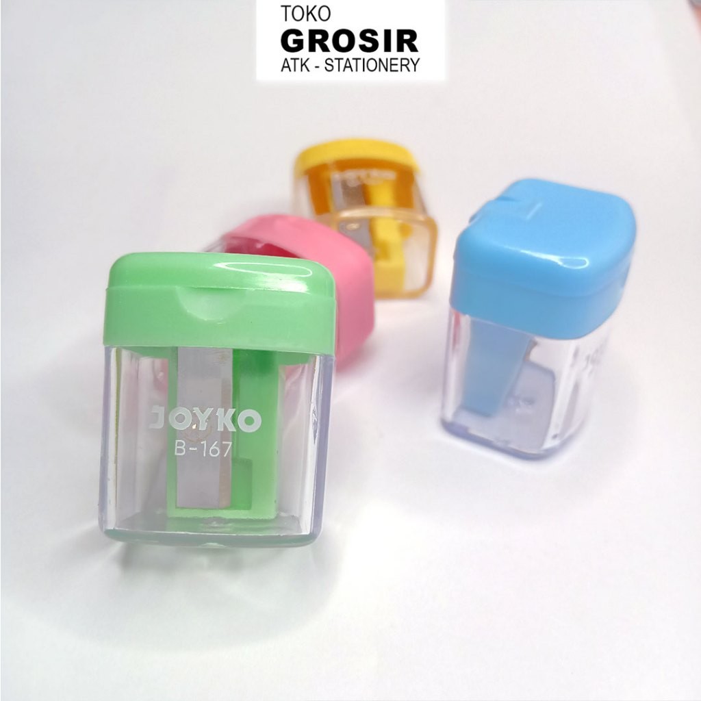 

RAUTAN JOYKO B-167 Warna Pastel / SHARPENER JOYKO B-167 (1 pcs - 1 hole)