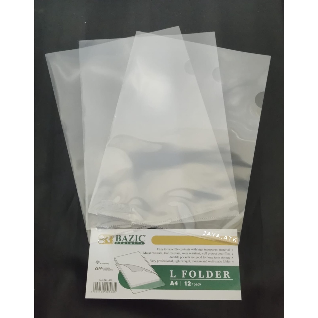 

MAP L A4 MAP PLASTIK SELIP BENING CLEAR SLEEVE A4 TRANSPARAN