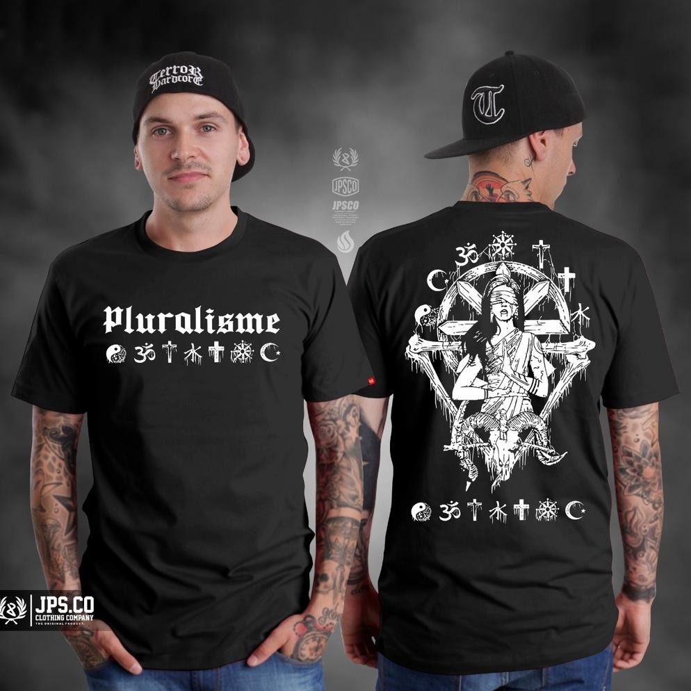 Promo Kaos Pria Pluralisme X Baphomet