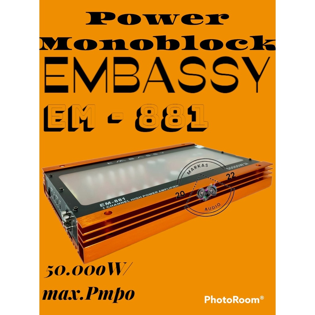SIAP KIRIM- Power monoblock embassy em-881 power monoblok embassy em881