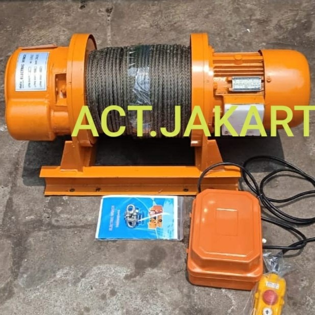 READY Electric Winch 2 Ton x 100 Meter WEKA Germany Quality