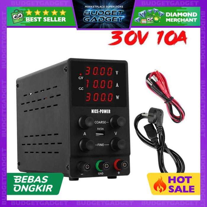 NICE-POWER ADJUSTABLE DC POWER SUPPLY 30V 10A - SPS3010