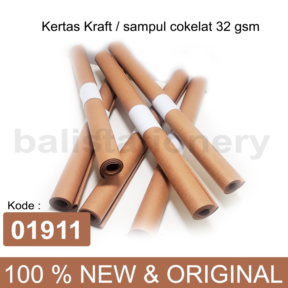

Kertas Kraft / sampul cokelat 32 gsm