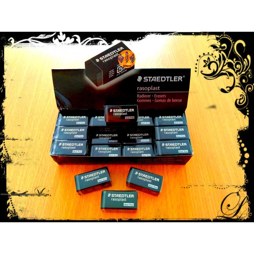 

Penghapus Kecil Staedtler 526 B40-9 Eraser Dust Free Hitam