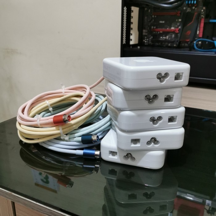 ORIGINAL APPLE IMAC 24" M1 POWER ADAPTER 143W BLUE A2290 EMC 3954