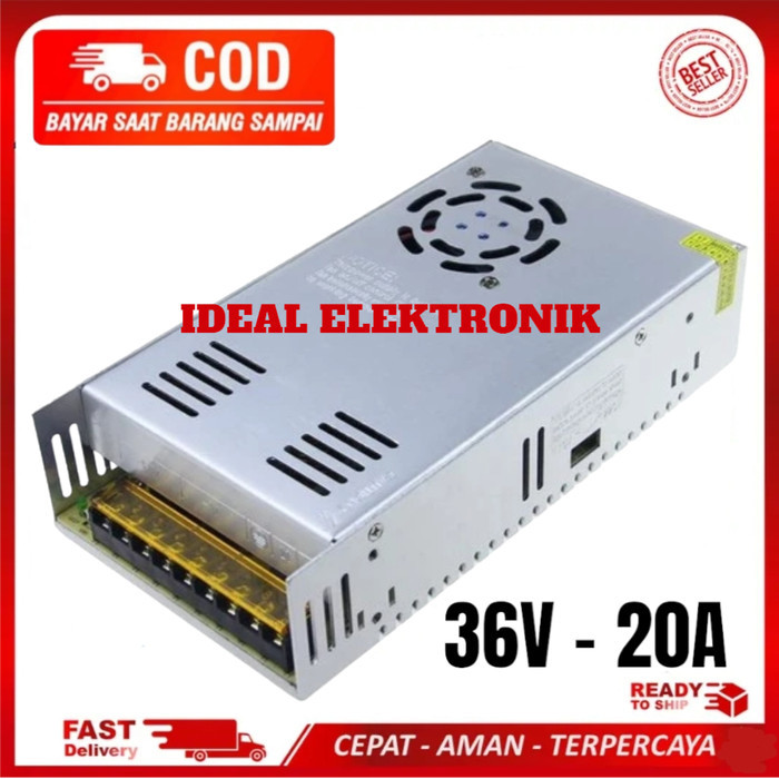 POWER SUPPLY 36V 20A SWITCHING PSU 36 VOLT 20A