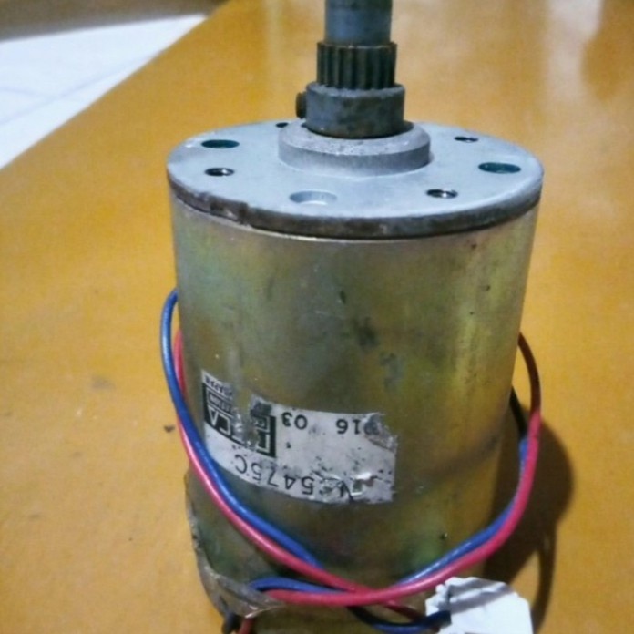 DINAMO NISCA A. MOTOR DC JAPAN NC5475C 24V- 3500RPM NISCA BESAR MANTAP