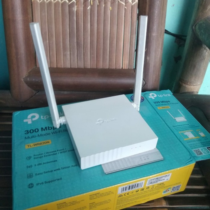 ROUTER TP-LINK TL-WR820N 300MBPS - MULTI-M SECOUND BEKAS BAGUS NORMAL