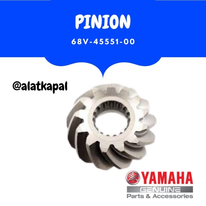 BEBAS ONGKIR PINION GIGI NANAS 68V-45551-00 UNTUK MESIN TEMPEL YAMAHA 100PK 4TAK