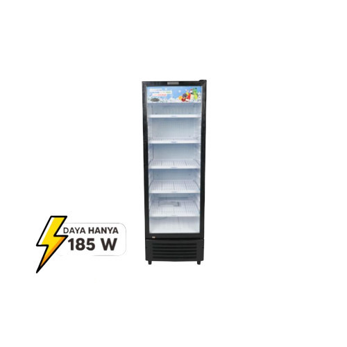 FRIGIGATE SCA-250 LV SHOWCASE LEMARI PENDINGIN 5 RAK 250LITER