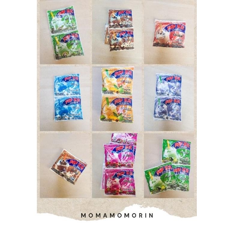 

MINUMAN POP ICE 25 GRAM SACHET ES BLENDER ECERAN ANEKA RASA