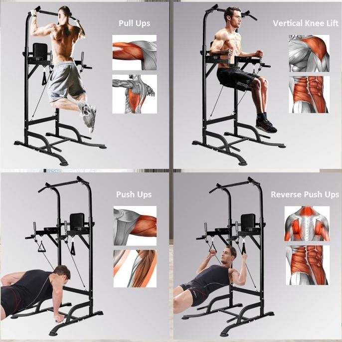 PULL UP BAR STATION PORTABLE MULTIFUNGSI CHIN UP