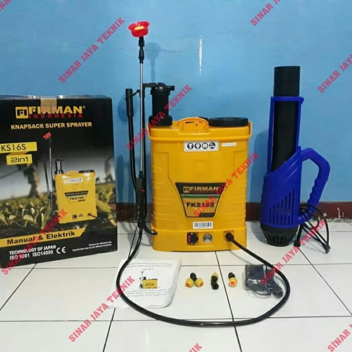 Sprayer Electrik FIRMAN AKS 16A DiLengkapi Dengan Master Blower