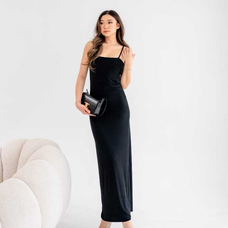 Dress Dewasa Bj Prempuan Kekinian Import Bodycon Mididres Terbaru Gaun Pinggang Seksi Ghaun Import O