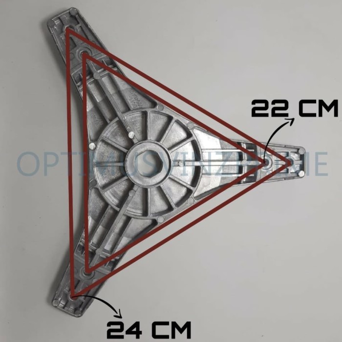 SEGITIGA PLAT BAWAH SPIDER MESIN CUCI SAMSUNG DC66-0046A