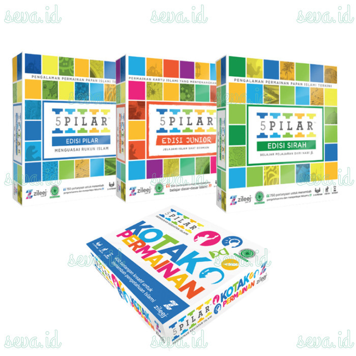[SALE BUKU] Islamic Board Game 5 Pilar, Pilar Junior, Kotak Permainan