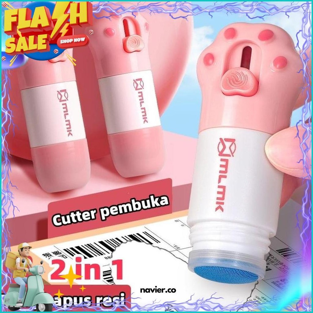 

2 In 1 Cutter Pembuka Paket Penghilang Informasi Resi 20 Ml 10Ml Cairan Penghapus Tinta Kertas Thermal Dengan Cutter Mini Mlmk Correction Fluid Box Opener/Penghapus/Tip Ex Resi Paket Mini Box Package Opener Roller Stamp Lucu Cairan Koreksi Kertas Murah