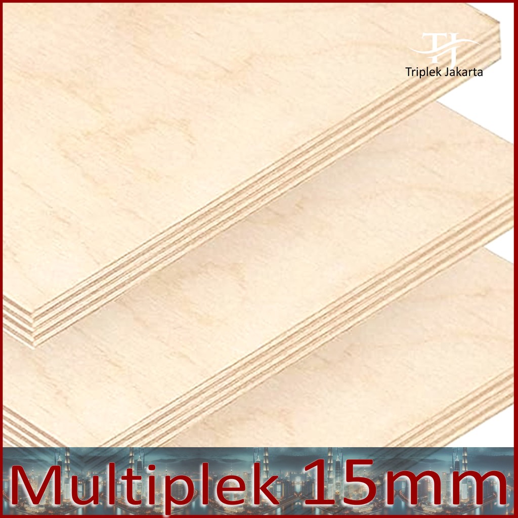 Multiplek 15 mm 170x50 cm | Triplek 15mm 50x170 cm | Palem Grade A
