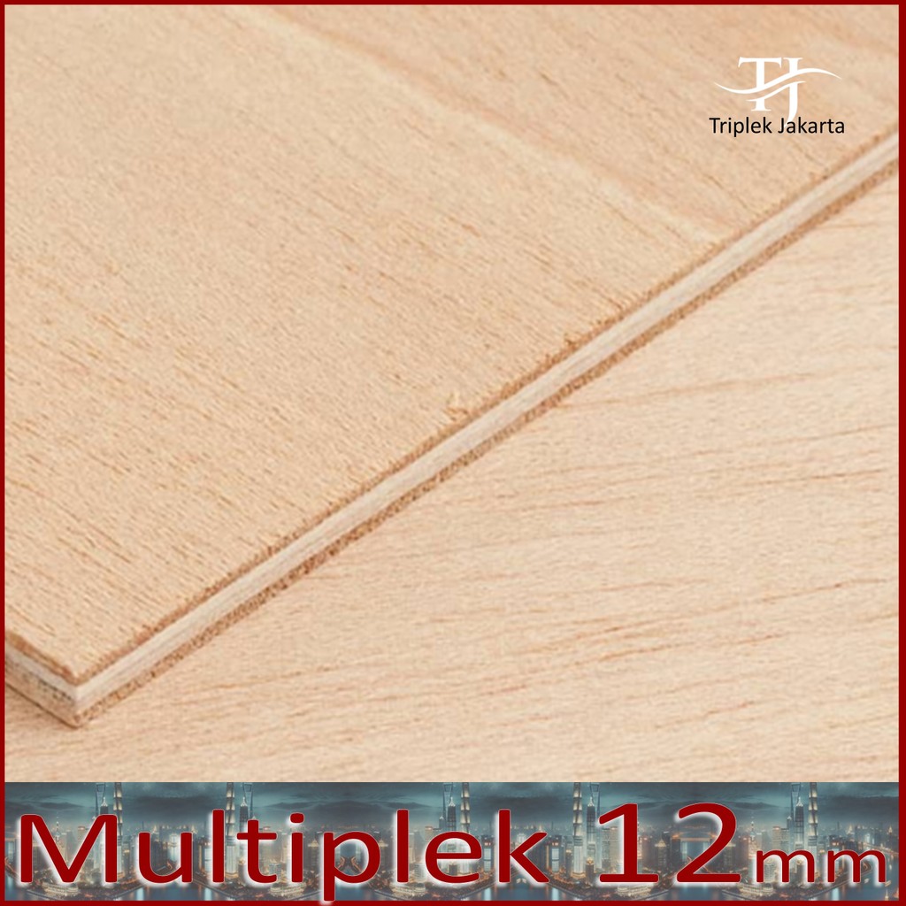 Multiplek 12 mm 220x60 cm | Triplek 12mm 60x220 cm | Palem Grade A