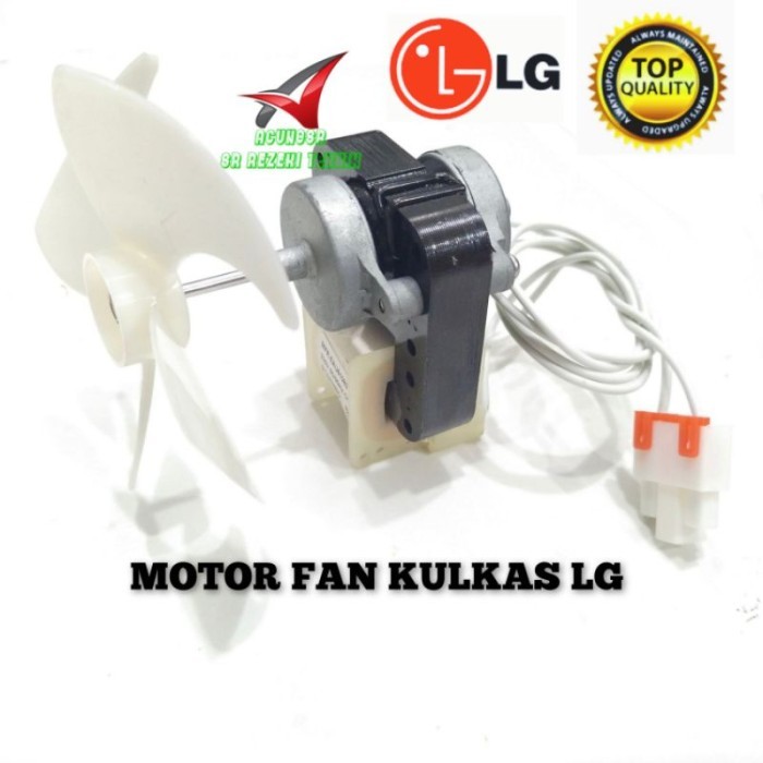 MOTOR FAN KULKAS LG + BALING KIPAS MESIN KULKAS LG 2 PINTU