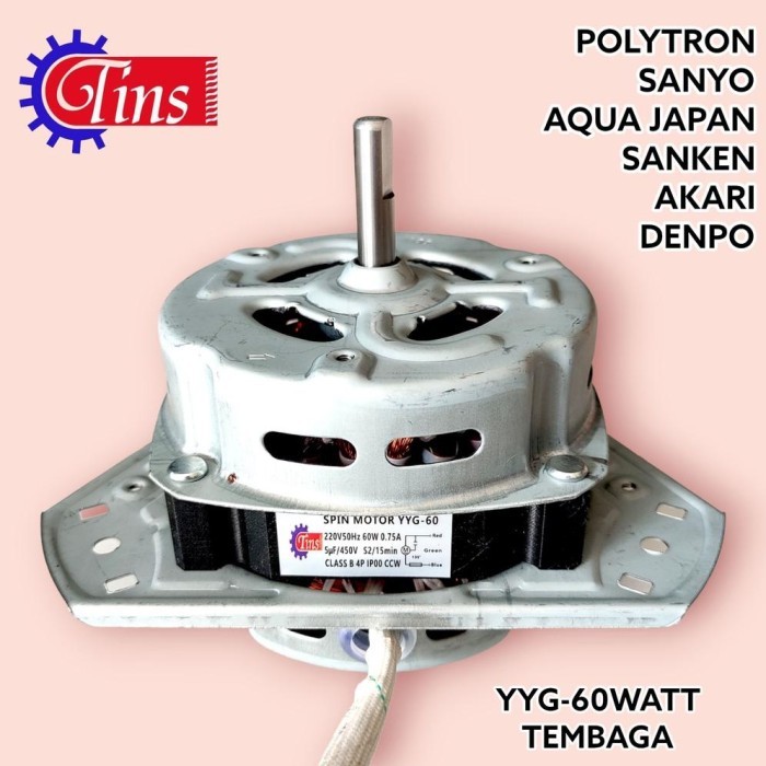 DINAMO SPIN MESIN CUCI POLYTRON MESIN PENGERING MOTOR PENGERING YYG 60