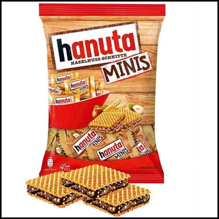 

Ferrero Hanuta Wafer Minis 200Gr | Wafer | Kue | Biskuit | Camilan