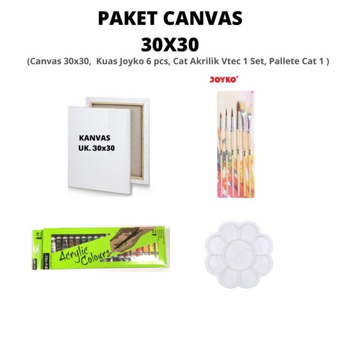 

Seka - Grosir Paket Lukis 30X30, Kuas, Cat , Palet Termurah