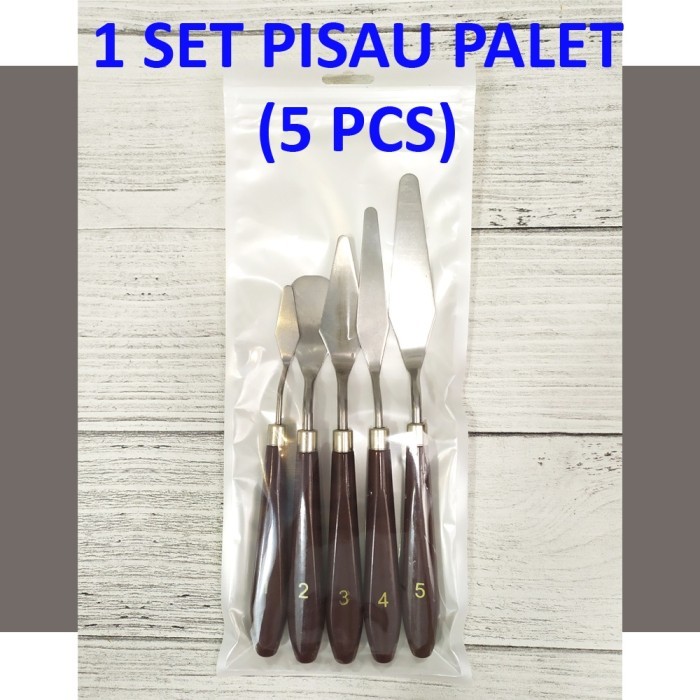 

Seka - Pisau Palet Pallete Knife Buttercake Painting Lukis Set 5 Pcs (L62)