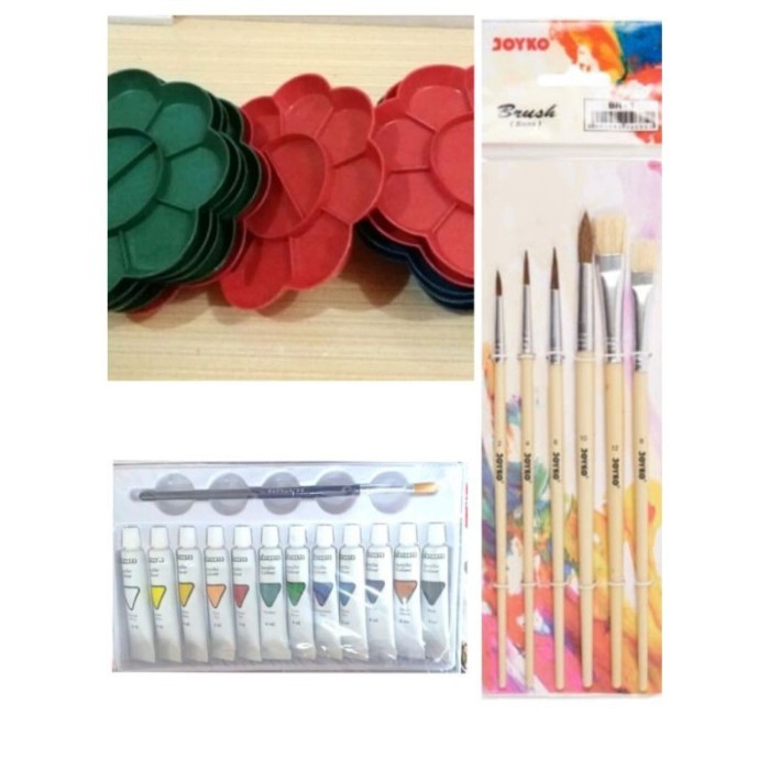 

Seka - Paket Lukis (Cat Akrilik,Kuas,Palet)