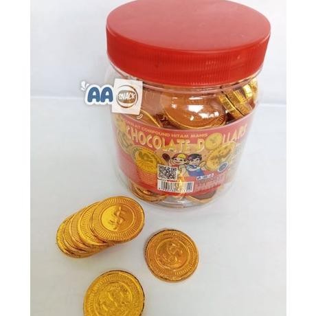 

CHOCOLATE DOLLARS ISI 100PC X 3 GR