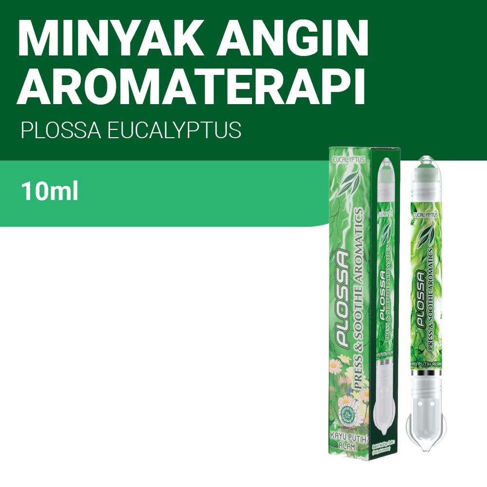 PLOSSA MINYAK ANGIN 2IN1 AROMA EUCALYPTUS 10 ML [PROMO MURAH]