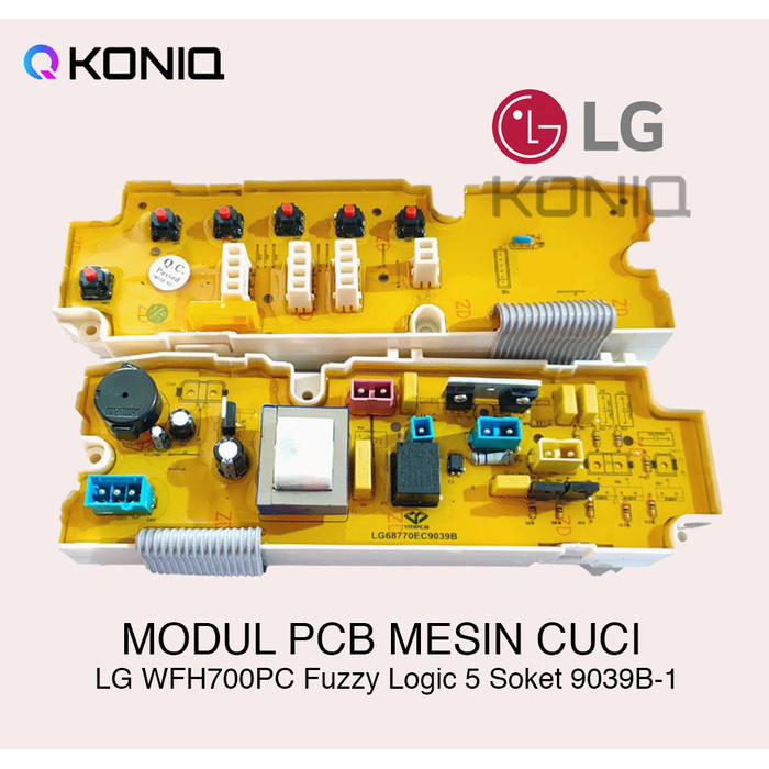 MODUL PCB WFH700PC MESIN CUCI LG FUZZY LOGIC WFA791TC / WFH777TC