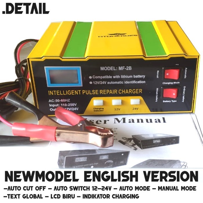 Charger Aki, Cas Aki Otomatis 10A Bisa Cas Sampai Aki 120 Ampere