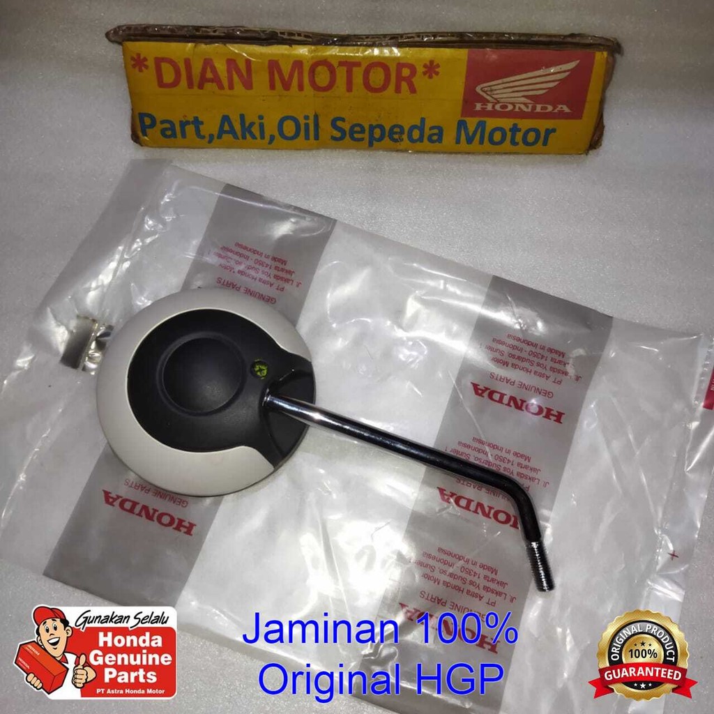AHM 88211K93N00ZR SPION KANAN KIRI SCOOPY NEW ESP K2F PUTIH HITAM ORIGINAL