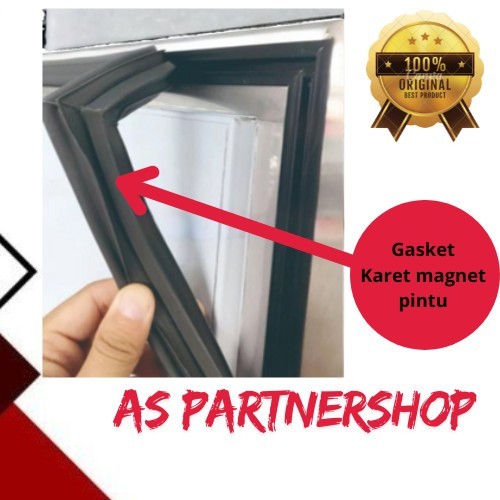karet magnet gasket pintu kulkas sharp 1 pintu sj-m180d,sj-m180f,sj-n182d,sj-x185,sj-x187 original