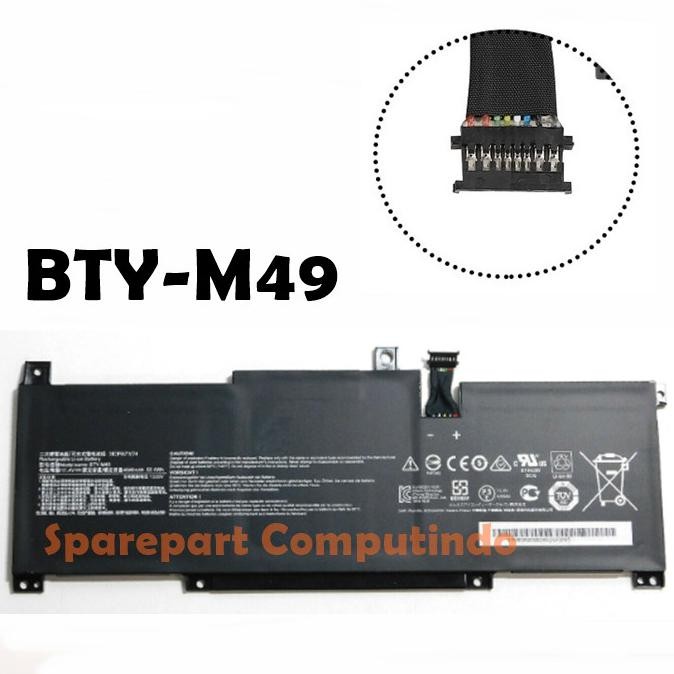 Original Battery Baterai Msi Modern 14 B10Mw B11Sb B11Mo Modern 14 B5M Baru
