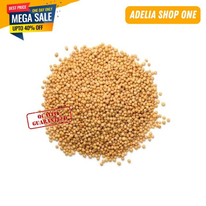 

YELLOW MUSTARD SEEDS BIJI SAWI MUSTARD (KUNING) 500 GRAM BEST SELLER!