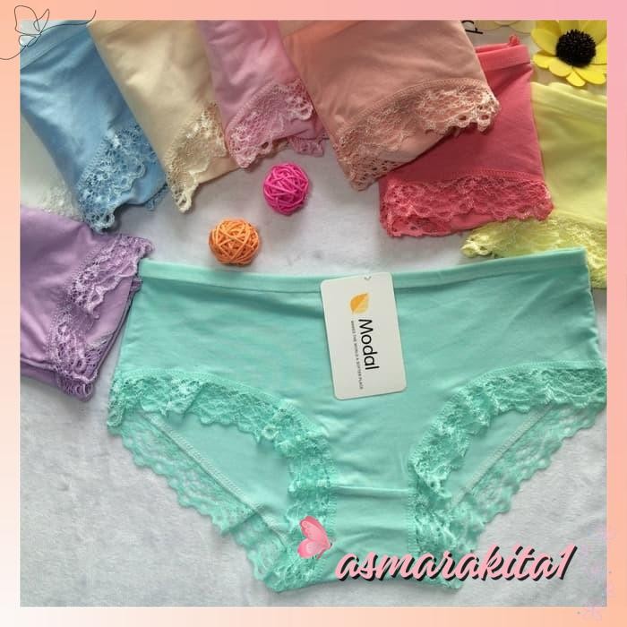 CELANA DALAM WANITA G STRING LINGERIE THONG BAHAN KATUN C BY ASMARA KITA TRENDI